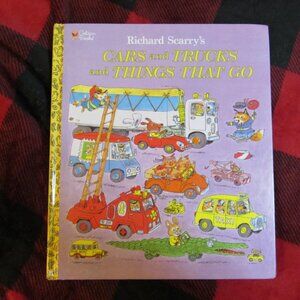 richard scarry's cars and trucks and things that go hardcover book 1974 (59)